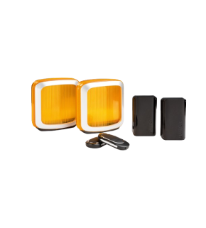 Умный привод для откатных ворот ALUTECH Roteo RTO-500MKIT-Sm + проводные фотоэлементы LM-L + сигнальная лампа SL-U + Wi-fi модуль WM-Sm