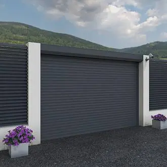 Рулонные ворота для въезда