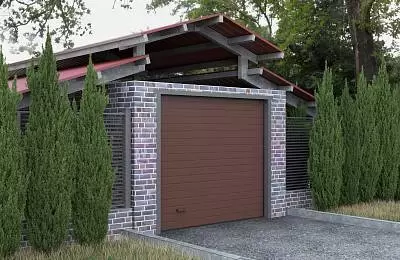 Подъемные ворота для навеса серии Trend Подъемные ворота для навеса серии Trend